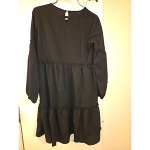 Black tiered dress M - NWT